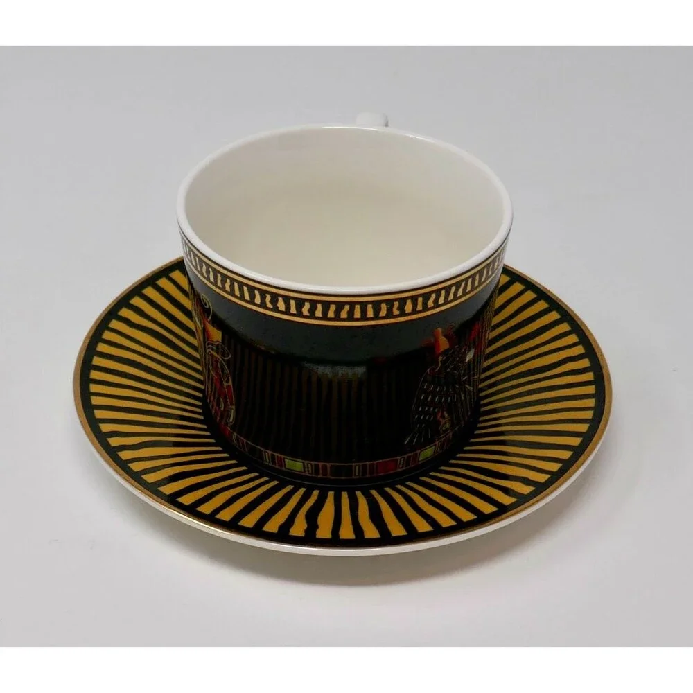The Play Agency King Tut Black Eye of Ra Bone China Cup & Saucer